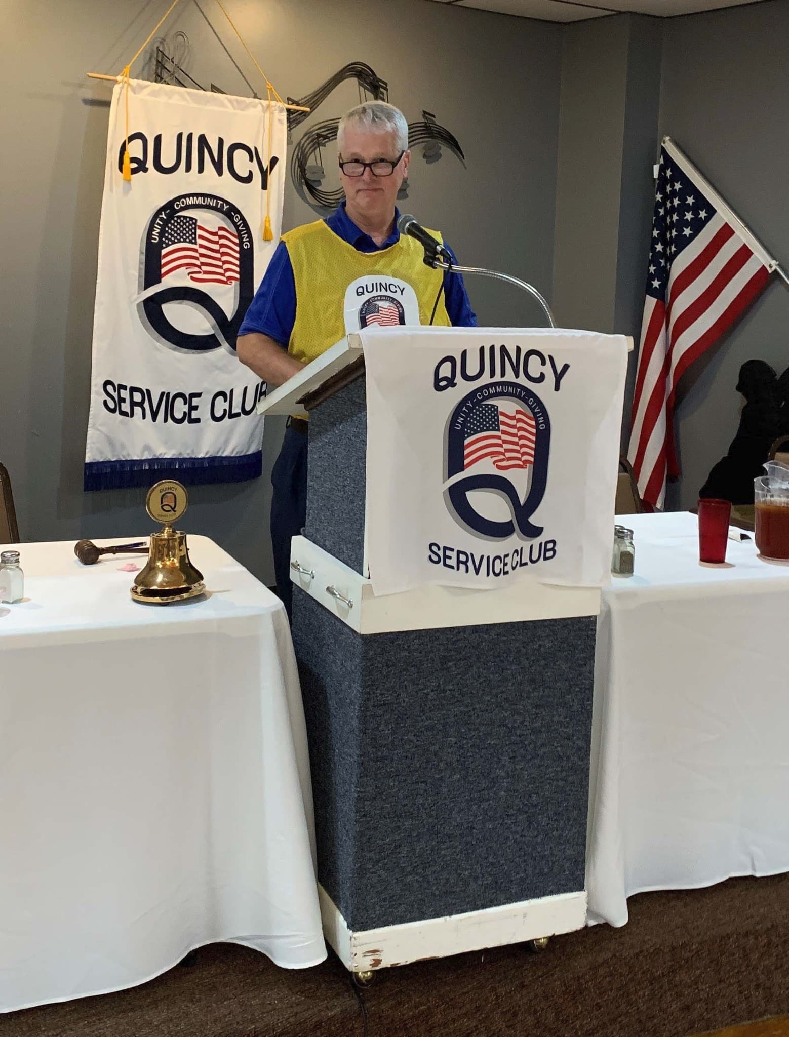 Quincy Service Club President - John Johannes